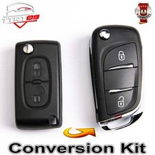 SCHLÜSSELGEHÄUSE FÜR CITROEN C2 C3 C4 C5 SAXO BERLINGO JUMPER DS3 UMBAUSATZ