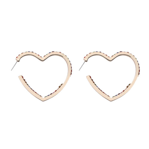 Minimalist Earrings Heart Earrings Alloy Dangle Earrings - Afbeelding 1 van 12