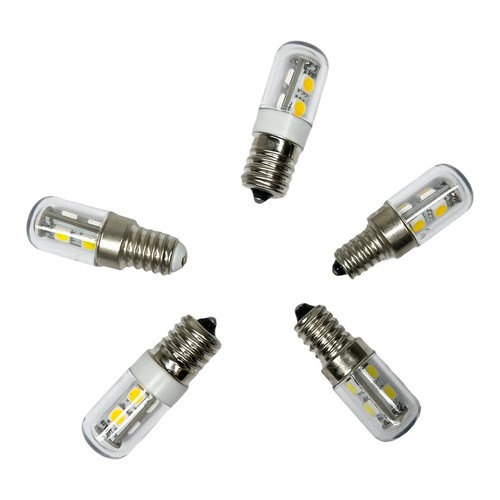 E14 E12 E17 Led Light Bulb 1w Cooker Hood Smd5050 Chip Freezer Bulbs Screw 220v - Picture 5 of 11