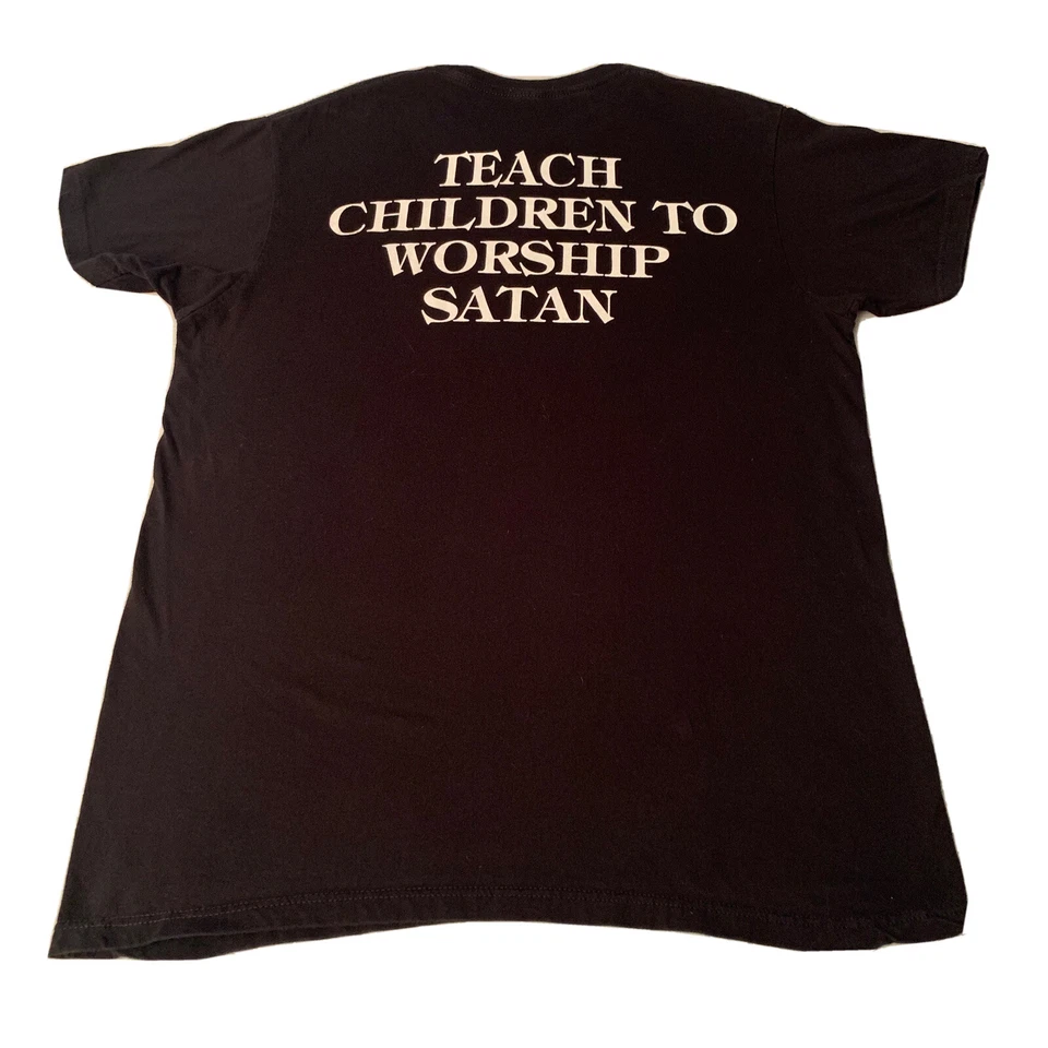 DWARVES Teach Children to Worship Satan T 恤 尺寸 M Punk Blag Dahlia — 第 2/4 张图片