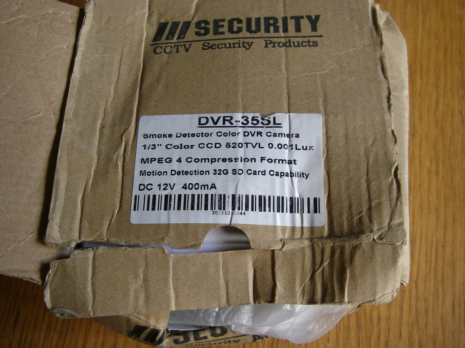 Spy Camera Smoke Detector dvr 35sl new old stock eBay