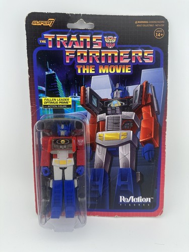 ⚡️Hasbro Super7 Reaction Transformers CyberChrome Optimus Prime