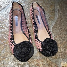 Dambra leather flats 38 1/2 made in Italy