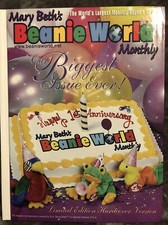 Mary Beths Ty Beanie World Monthly Oct. 1998 Vol 2 No.1 Biggest Issue Ever