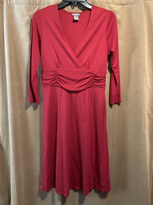 strapless open back dress Ann Taylor Twist Matte Jersey Flare Dress Size Xs Fiery Red Women's
