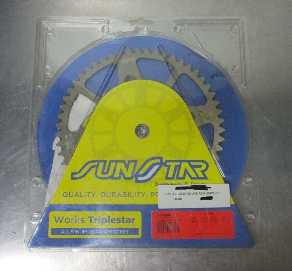 Piñón trasero Sunstar para '85-'02 Honda CR80R 5-145654 Foto 3 de 3