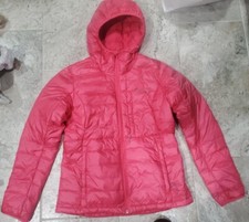 Rare Columbia Omni Heat Infinity Gold Lining Pink Down Jacket Women's Sz Medium