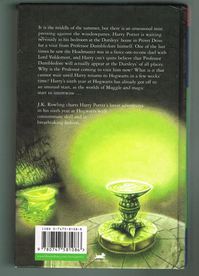 Harry Potter and the Half-Blood Prince by J.K.Rowling British Hardcover 1st Ed. - Image 2 of 4