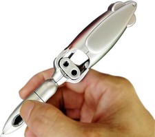 TOMZEGNA Transformers Pen Transforming Robotic Ballpoint Pen Robot 2007 Cool Sil