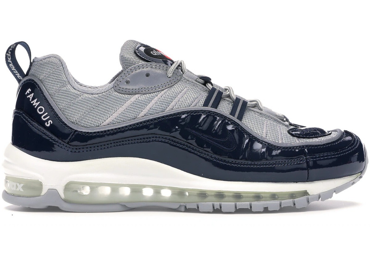 Nike Air Max 98 Supreme Obsidian Size 7. 844694-400 | eBay
