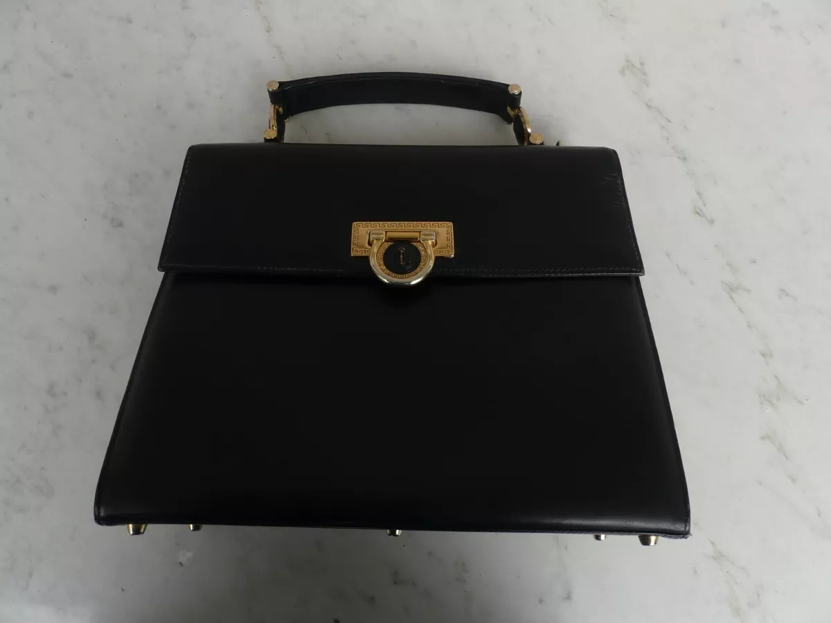 Bauletto pelle shop nera