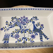 Vintage 1970s Turi Design Figgjo Lotte 11.5" X 6.5" Baker 12007 • Pristine!