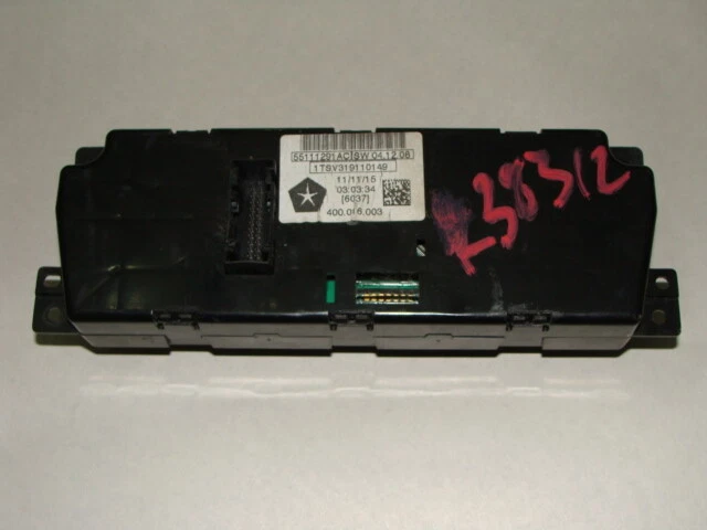 2011-2012 DODGE RAM TRUCK 1500 HEATER AC DUAL ZONE TEMPERATURE CONTROL 55111291 - Image 3 of 4