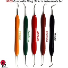 Dental Composite Filling Instruments Restorations Silicon Handle Light Weigt