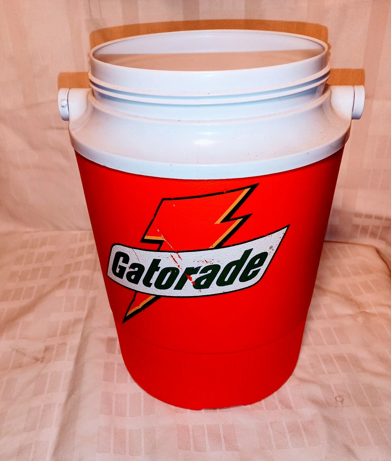 VTG Gatorade Igloo Rubbermaid Flip Top Water Beverage Thermos Cooler Handle