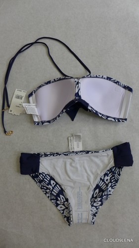 Nuevo con etiquetas Traje de Baño Trina Turk Indochine Bandeau Arriba e Abajo Talla 6 - Imagen 12 de 12