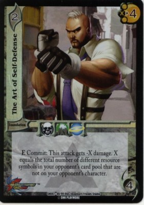 UFS CCG King Fighters 06 The Art of Self Defense Foil