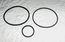 NAKAMICHI CDPLAYER-2 CDPLAYER-3  COMPLETE THREE PIECE BELT SET