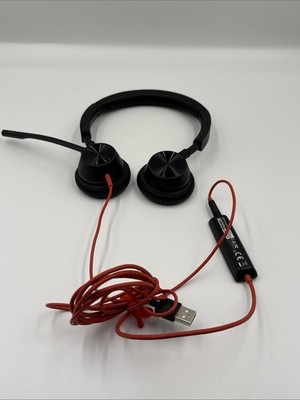 Plantronics Blackwire 3325 On-Ear Headset Wired Stereo Sound Noise-Cancelling