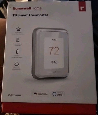 Honeywell Home T9 WiFi Smart Thermostat  Room Sensor Touch Screen Alexa & Google