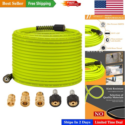 #ad #ad Versatile 50FT High Pressure Washer Hose Perfect for Car Roofs amp; More $68.99