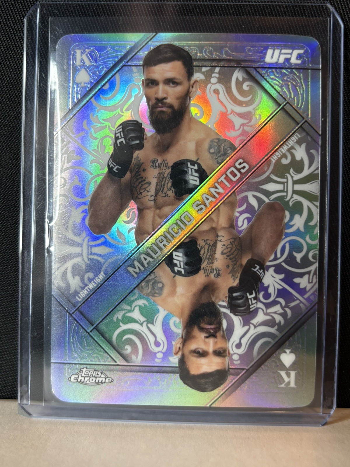 2026 Topps Chrome UFC - Kings and Queens Mauricio Santos #KQ-1