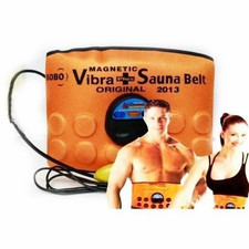 Magnetic Sauna Belt Fat Burner Vibrate Massager Slim Waist Belly Weight Loss Kit