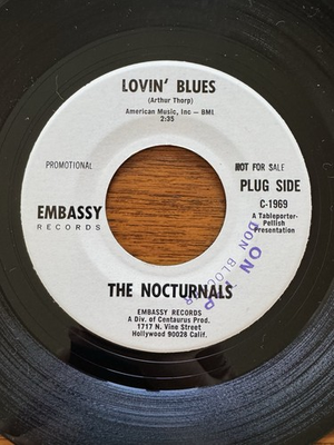#ad The Nocturnals 45 Lovin Blues Love Is Where You Find It VG Garage Soul Promo $178.88