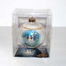 Disney World Christmas Ornament glass ball 2002 vintage Ears To You