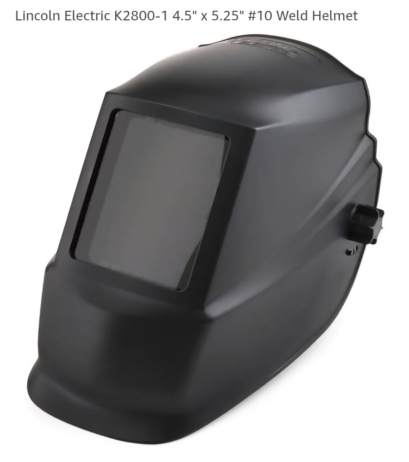 Lincoln Electric Black Welding Helmet with 5-Position Tilt 4.5x5.25 View K2800-1