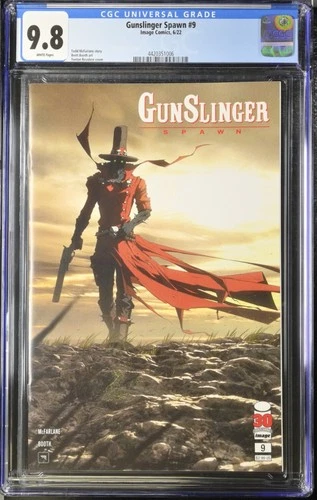 Gunslinger Spawn #9 - Cover A - CGC Graded 9.8 - Tonton Revolver