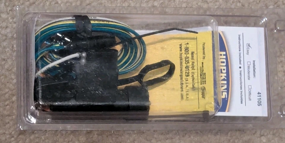 KIT DE CABLEADO DE REMOLQUE HOPKINS 1973-84 CHEVY SILVERADO BLAZER SUBURBAN JIMMY #41105 Foto 2 de 4
