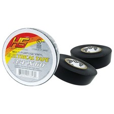 10 Pack of 3/4" x 60' Heat Resistant Vinyl Electrical Tape