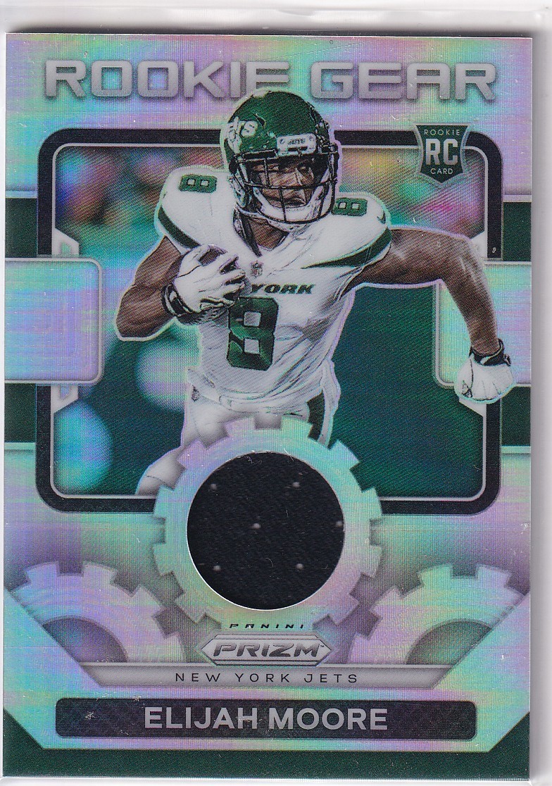 Elijah Moore Panini One #16 Patch Autograph