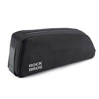 Torba Rowerowa RockBros Na Ramę Na Rurę GóRną 0,9L – Czarna - N/A RockBros