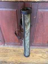 Antique Canvas Leather Hickory Golf Bag 1-Way Stovepipe