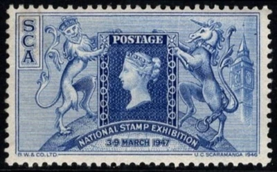 1947 Great Britain Poster Stamp SCA Postage National Stamp Exhibition 3-9 March - Image 1 of 4