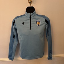 Colchester United Football 1/4 Zip Top Jacket Shirt Pullover Extra Small XS