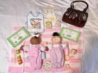 Two Cabbage Patch Preemie Dolls With Blanket, Bag And Accessories
