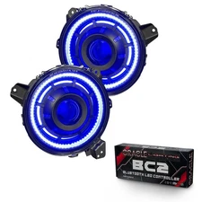 ORACLE Oculus Headlights ColorShift Bi-LED Projector Headlamp w/ BC2 Controller