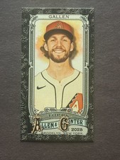 2025 Topps Allen & Ginter - ZAC GALLEN #155 - Black Border Mini - Diamondbacks