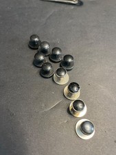 Lot 10 Vintage Tuxedo Shirt Studs Black Enamel Formal Dress Studs