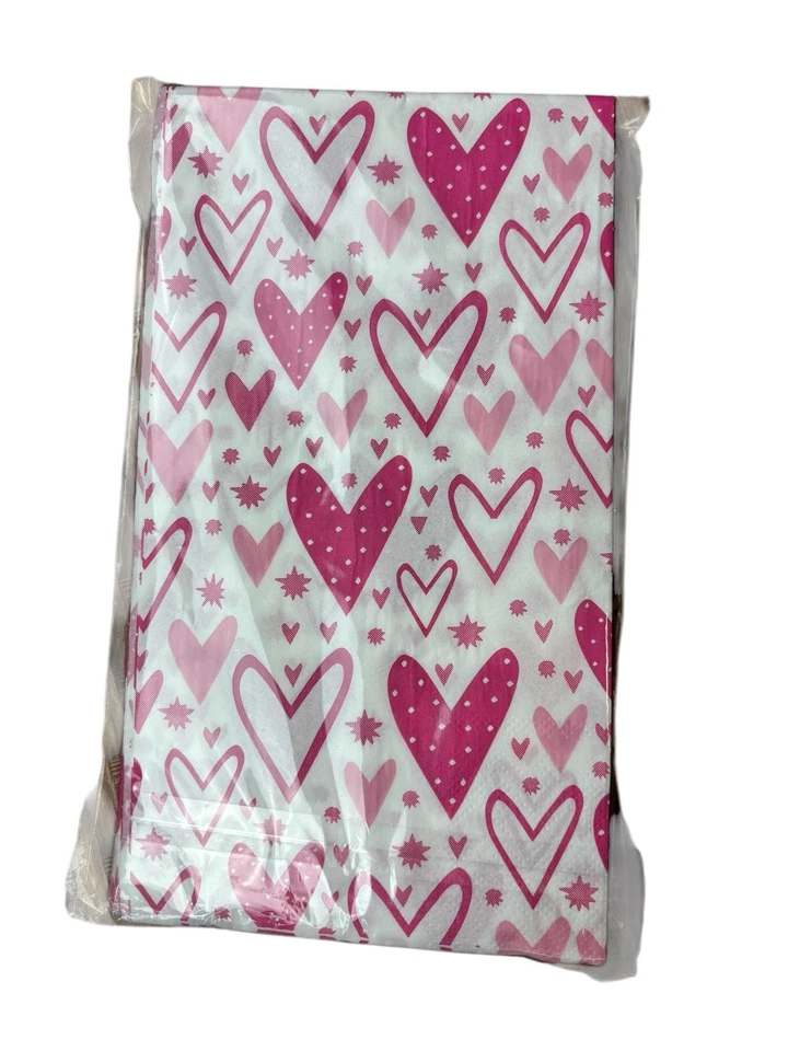 Servilletas de papel para San Valentín 13”x13” 40 unidades 2 paquetes de 20 Foto 4 de 4