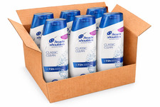 Head  Shoulders Classic Clean Anti-Dandruff Shampoo 400ml Case of 6 Bulk Pack