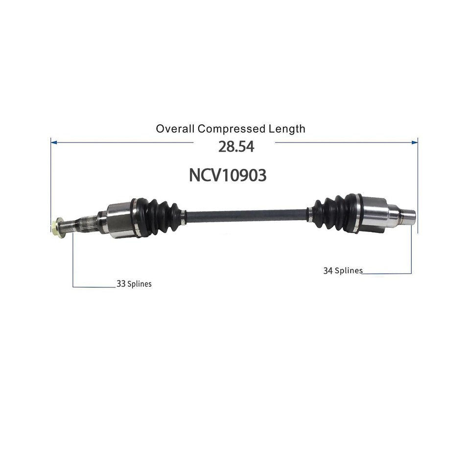 2PCS Rear CV Axle Joint Shaft for 05-06 Montana 01-05 Aztek LH RH | eBay