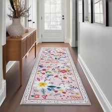 Avezano Carpet Runner for Hallway Non Slip 60x182cm Machine Washable Kitchen La
