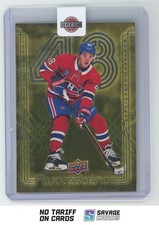 2024-25 Upper Deck Fluorescence Gold Rookie Lane Hutson /150 #F-48 Montreal
