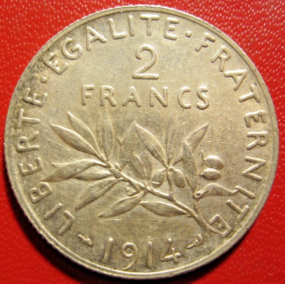 France. Belle 2 Francs semeuse 1914. SUP - Photo 1/2