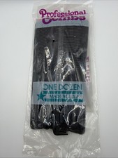 Professional Combs Black 7" Barber Hair Comb 1 DOZEN Made In USA-See Description