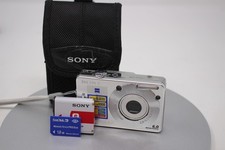 Sony Cyber-shot DSC-W50 6.0MP Digital Camera - Silver for sale